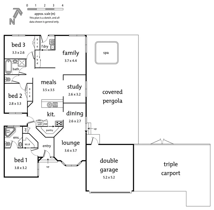 Floorplan of Homely house listing, 4 Skye Court, Bayswater North VIC 3153
