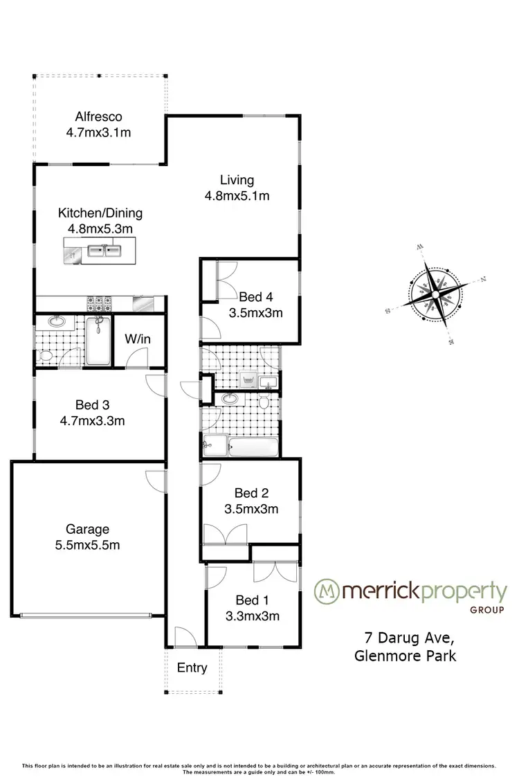 Floorplan of Homely house listing, 7 Darug Avenue, Glenmore Park NSW 2745