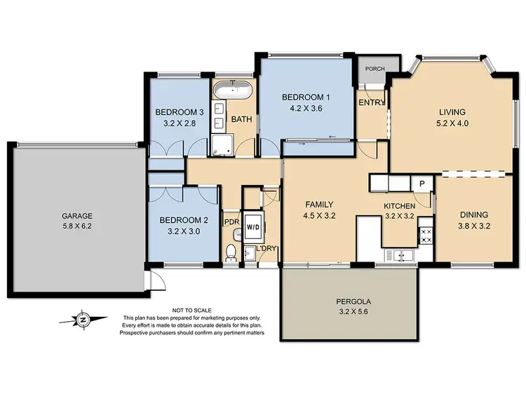 Floorplan of Homely unit listing, 1/13 Laurel Avenue, Boronia VIC 3155