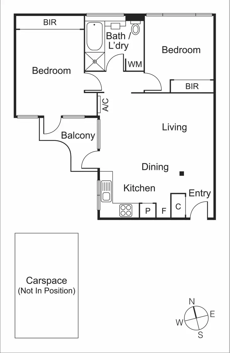 Floorplan of Homely apartment listing, 10/28 Fulton Street, St Kilda East VIC 3183