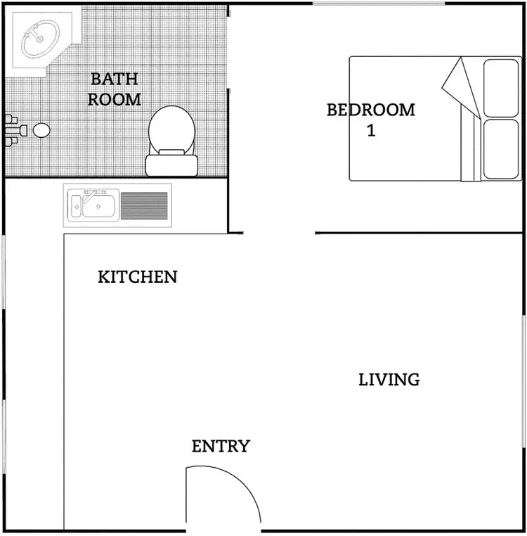 Floorplan of Homely unit listing, 12/127 Rivett Street, Hackett ACT 2602