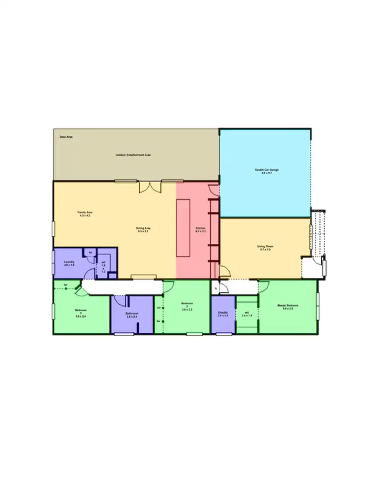 Floorplan of Homely house listing, 8 Caroline Court, Ballarat VIC 3350