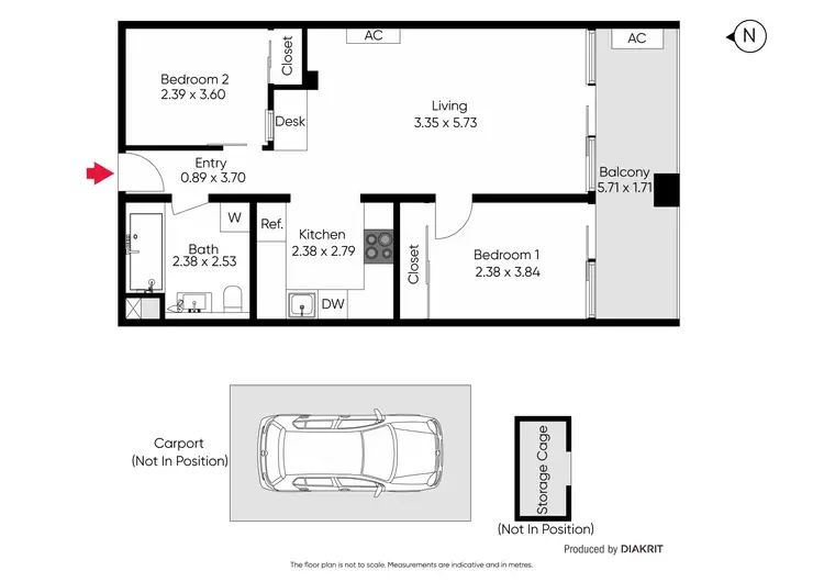 Floorplan of Homely apartment listing, 131/100 Plenty Road, Preston VIC 3072