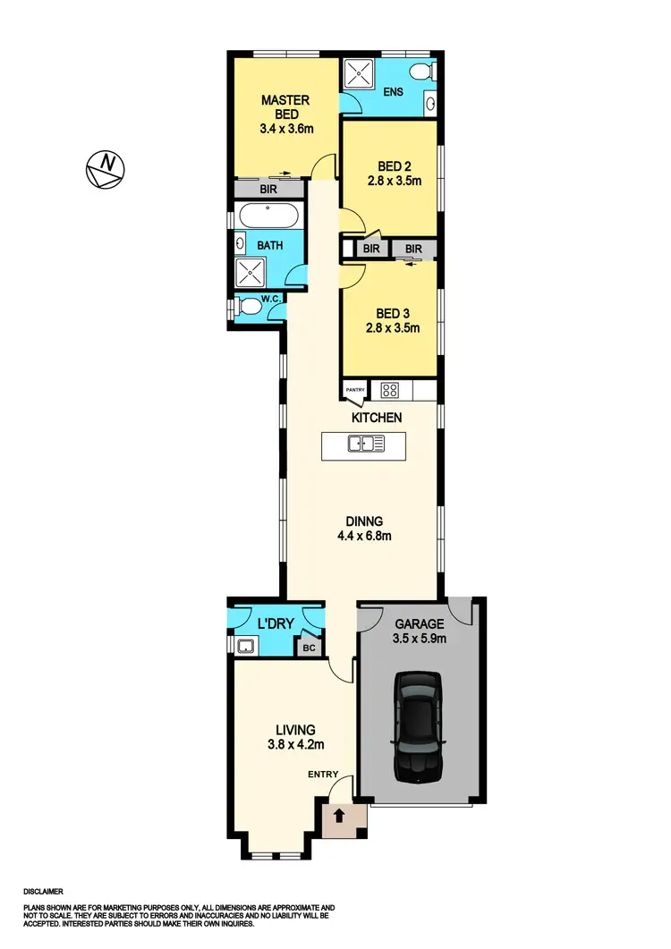 Floorplan of Homely house listing, 482B Gillies Street, Wendouree VIC 3355