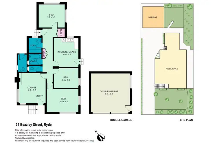 Floorplan of Homely house listing, 31 Beazley Street, Ryde NSW 2112