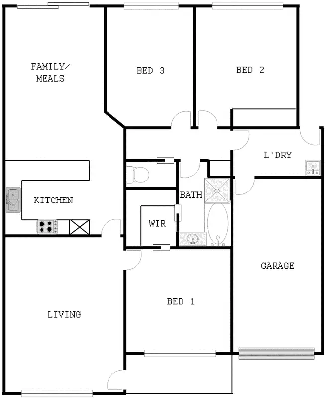 Floorplan of Homely townhouse listing, 8/42 Lhotsky Street, Charnwood ACT 2615