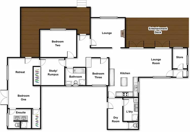 Floorplan of Homely rural property listing, 2495 Sutton Road, Sutton NSW 2620