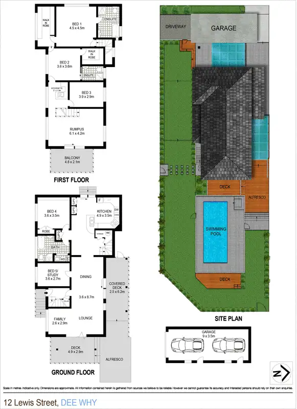 Floorplan of Homely house listing, 12 Lewis Street, Dee Why NSW 2099