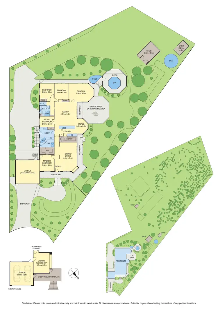 Floorplan of Homely house listing, 12 Lyons Rise, Eltham VIC 3095