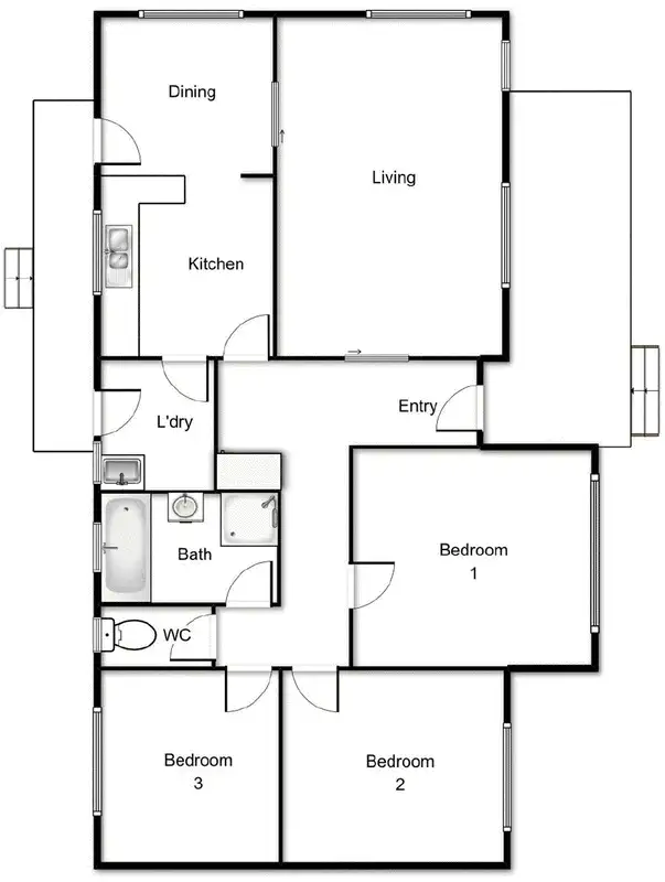 Floorplan of Homely house listing, 14 Maitland Street, Hackett ACT 2602