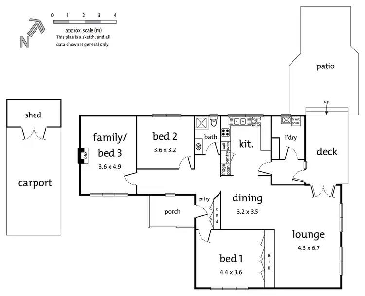 Floorplan of Homely house listing, 45 Mt Dandenong Road, Croydon VIC 3136