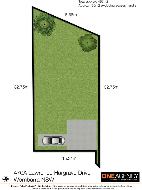 Floorplan of Homely land listing, 470a Lawrence Hargrave Drive, Wombarra NSW 2515