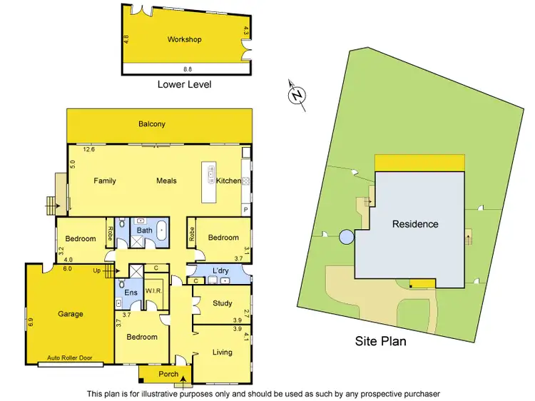 Floorplan of Homely house listing, 142 Henry Street, Greensborough VIC 3088