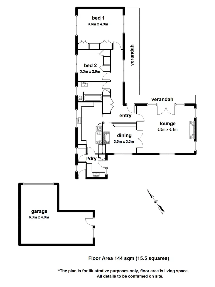 Floorplan of Homely house listing, 302 Mt Dandenong Tourist Road, Sassafras VIC 3787