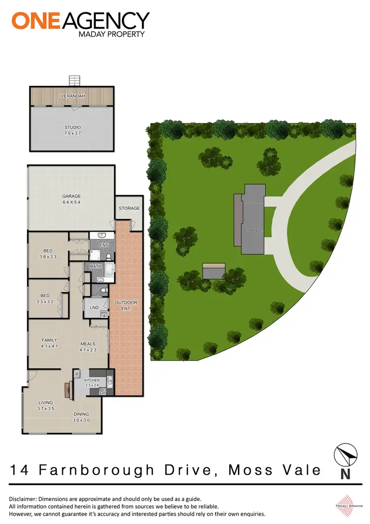 Floorplan of Homely house listing, 14 Farnborough Drive, Moss Vale NSW 2577