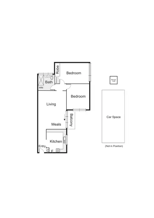 Floorplan of Homely apartment listing, 10/11 Fulton Street, St Kilda East VIC 3183