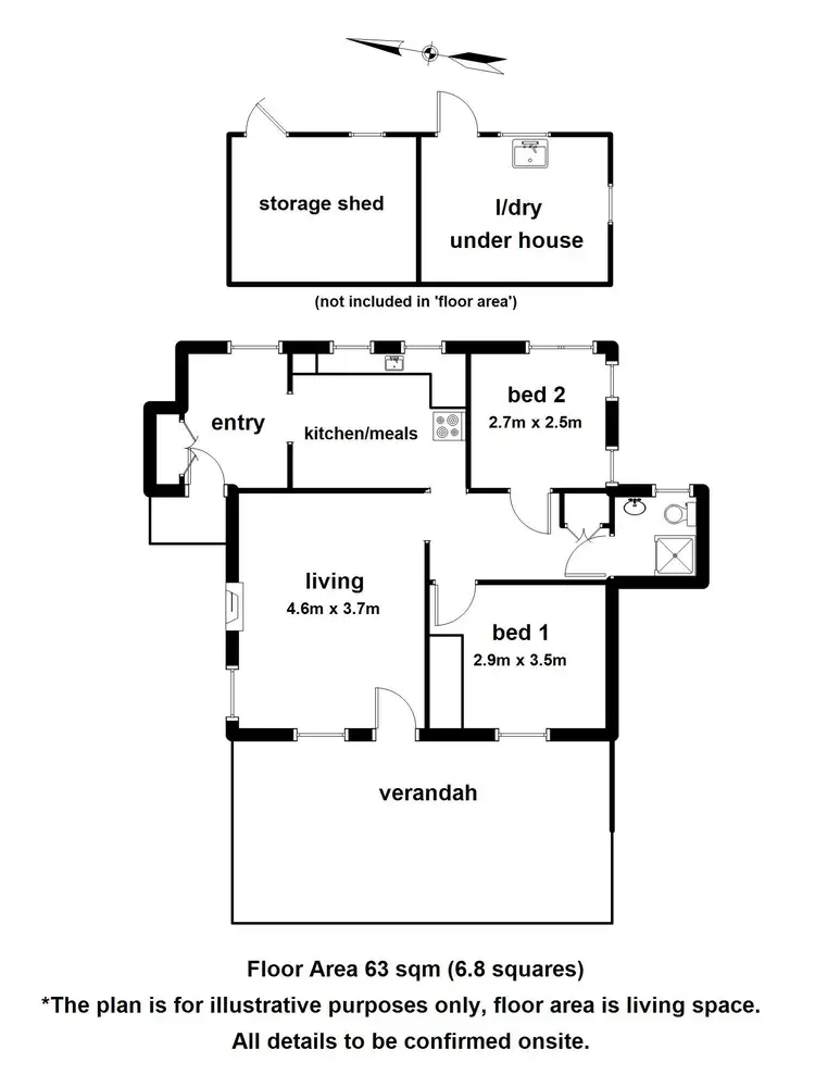 Floorplan of Homely house listing, 64 Thompson Road, Upwey VIC 3158