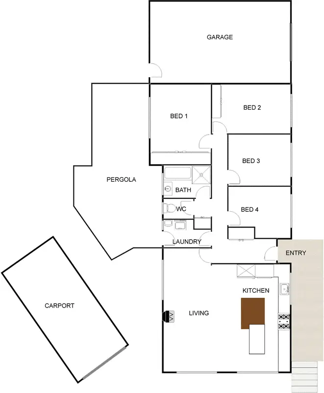 Floorplan of Homely house listing, 97 Fullagar Crescent, Higgins ACT 2615