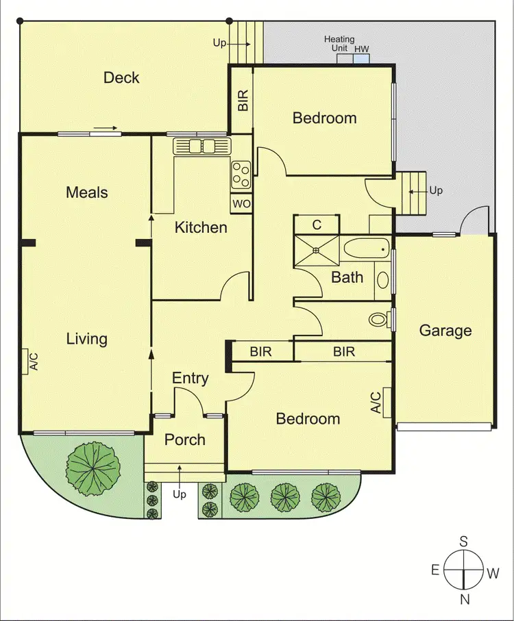 Floorplan of Homely villa listing, 6/5-7 Hartley Avenue, Caulfield VIC 3162