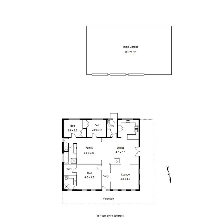 Floorplan of Homely house listing, 6 Old Dalry Road, Don Valley VIC 3139