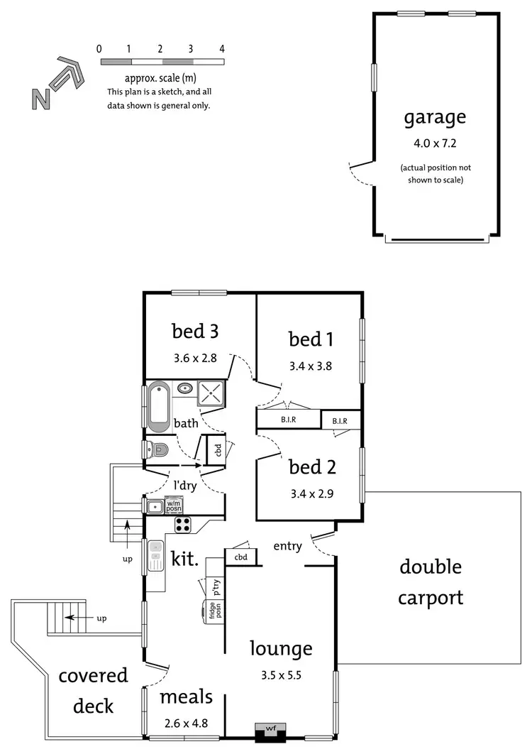 Floorplan of Homely house listing, 4 Green Street, Boronia VIC 3155