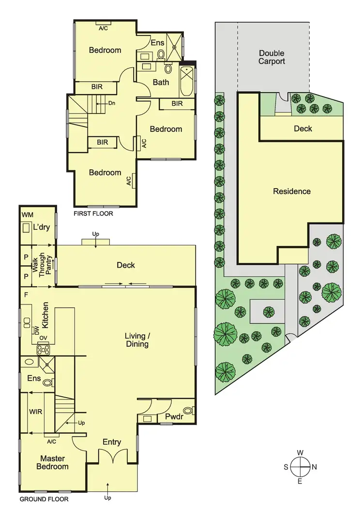 Floorplan of Homely townhouse listing, 3 Raymond Court, Brighton East VIC 3187