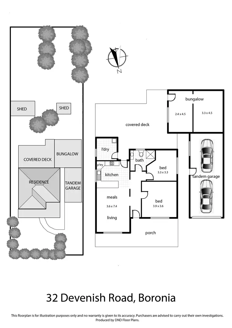 Floorplan of Homely house listing, 32 Devenish Road, Boronia VIC 3155