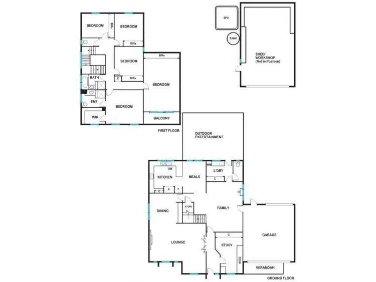 Floorplan of Homely house listing, 3 Wendouree Parade, Lake Wendouree VIC 3350