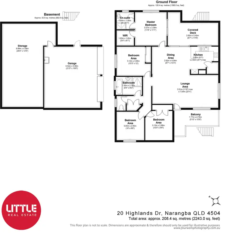 Floorplan of Homely house listing, 20 Highlands Drive, Narangba QLD 4504