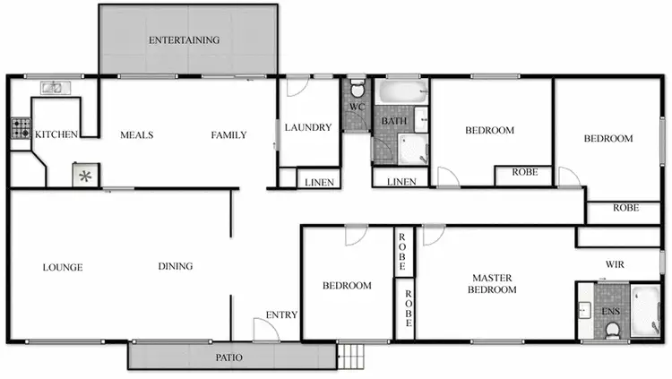 Floorplan of Homely house listing, 10 Hagen Place, Kambah ACT 2902