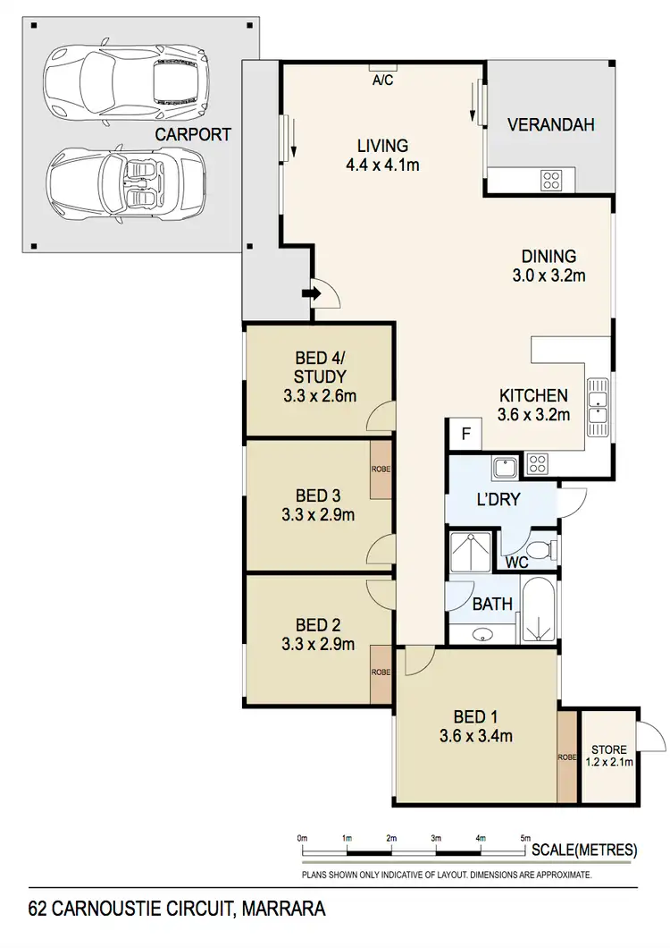 Floorplan of Homely house listing, 62 Carnoustie Circuit, Marrara NT 812