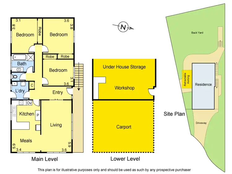 Floorplan of Homely house listing, 8 Yonde Court, Greensborough VIC 3088