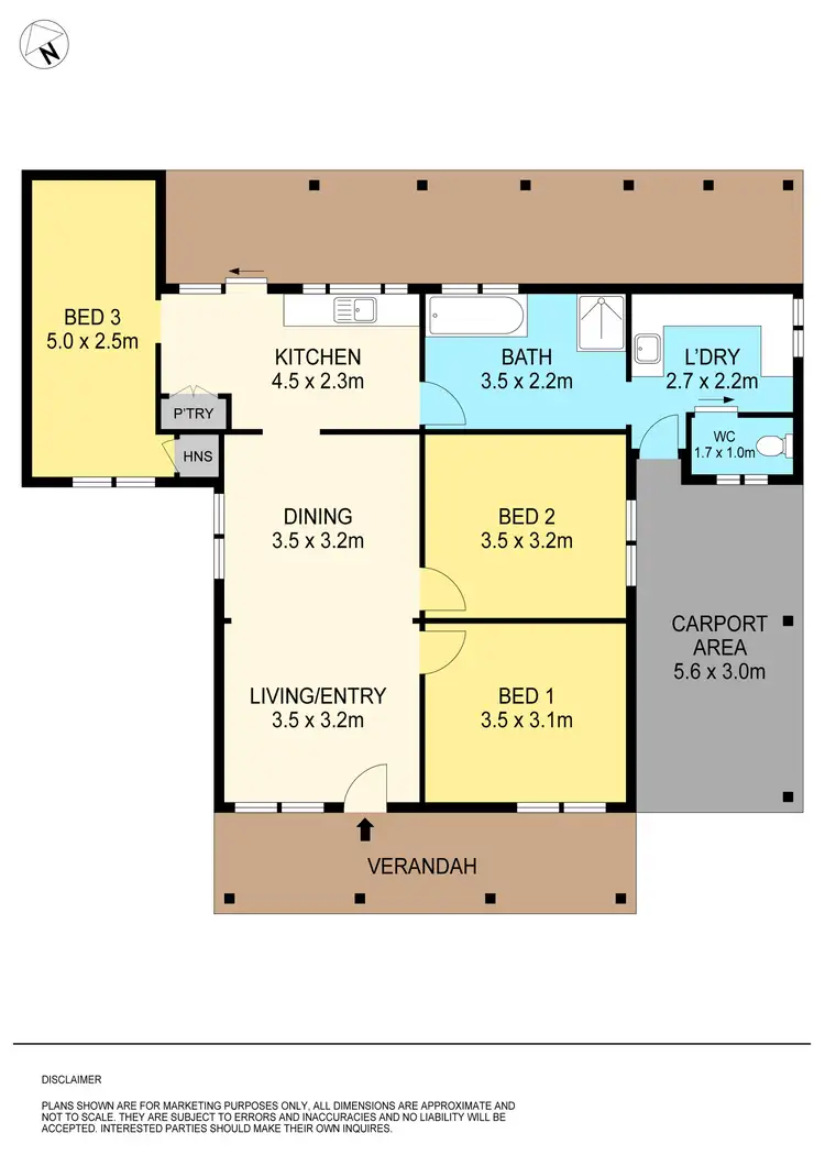 Floorplan of Homely house listing, 6A Albert Street, Miners Rest VIC 3352