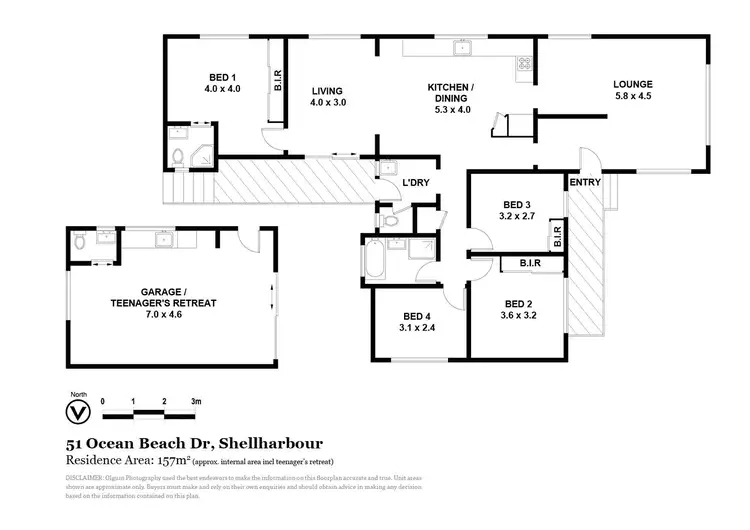 Floorplan of Homely house listing, 51 Ocean Beach Drive, Shellharbour NSW 2529