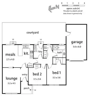 Floorplan of Homely unit listing, 3/9 Talford Street, Doncaster East VIC 3109