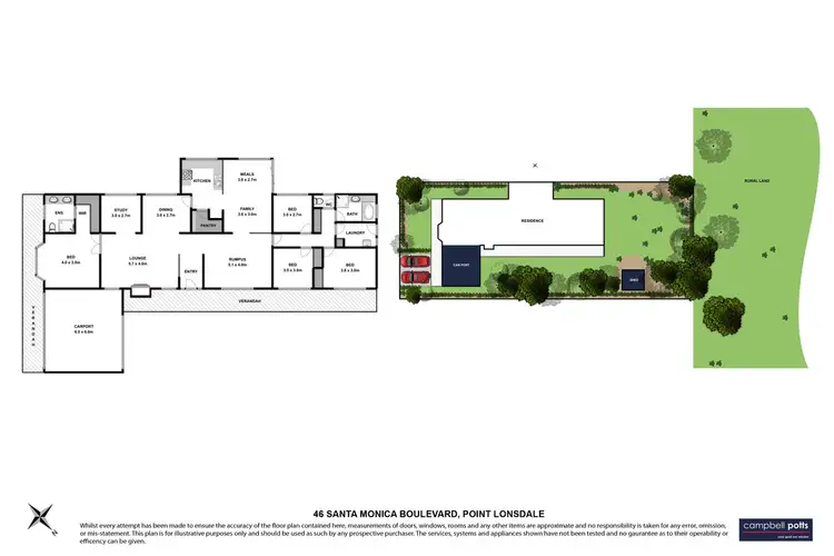 Floorplan of Homely house listing, 46 Santa Monica Boulevard, Point Lonsdale VIC 3225