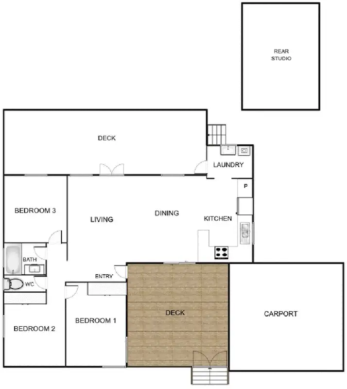Floorplan of Homely house listing, 13 Nicholas Street, Higgins ACT 2615