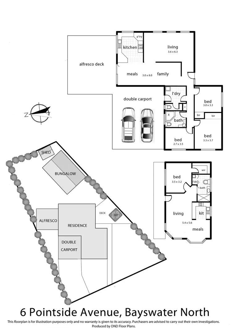 Floorplan of Homely house listing, 6 Pointside Avenue, Bayswater North VIC 3153