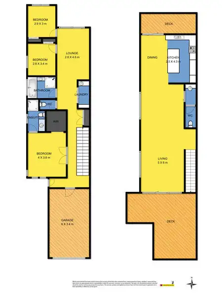 Floorplan of Homely townhouse listing, 6b Joyce Street, Apollo Bay VIC 3233