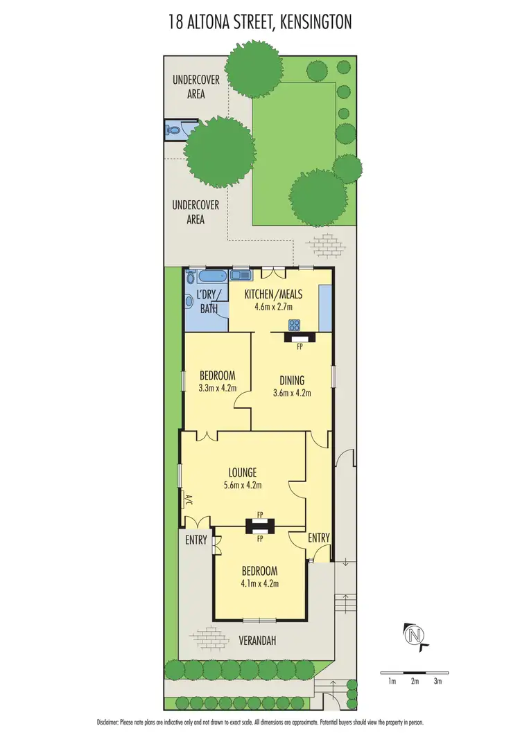 Floorplan of Homely house listing, 18 Altona Street, Kensington VIC 3031