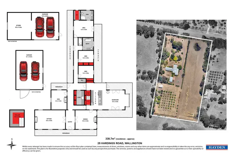 Floorplan of Homely house listing, 25 Hardings Road, Wallington VIC 3222