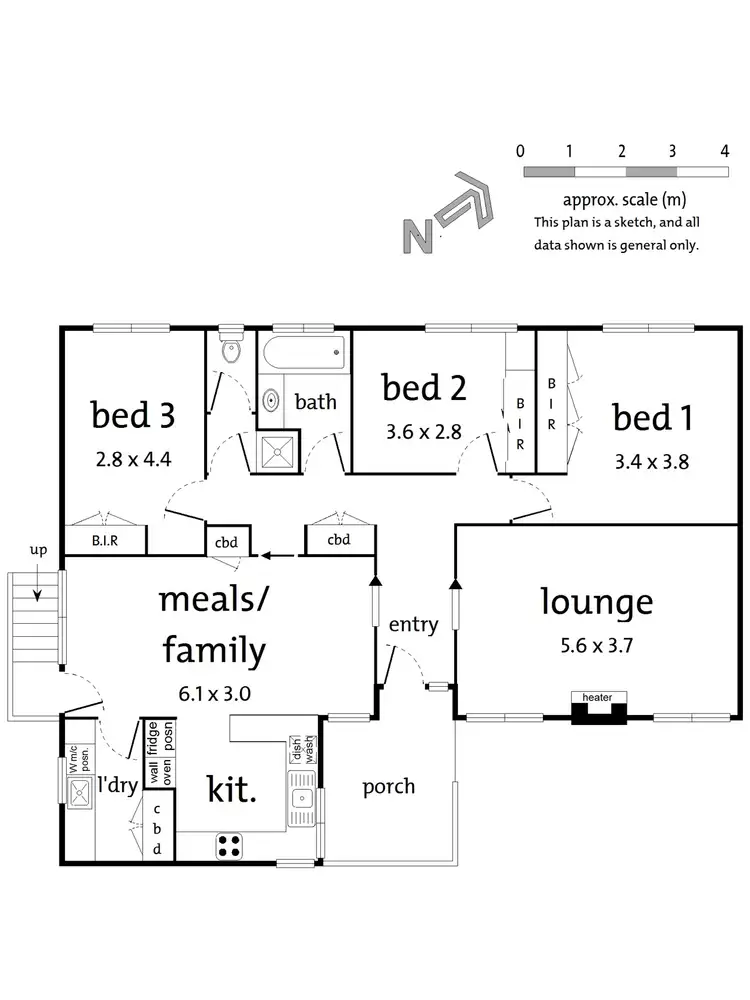 Floorplan of Homely house listing, 8 Ware Crescent, Ringwood East VIC 3135
