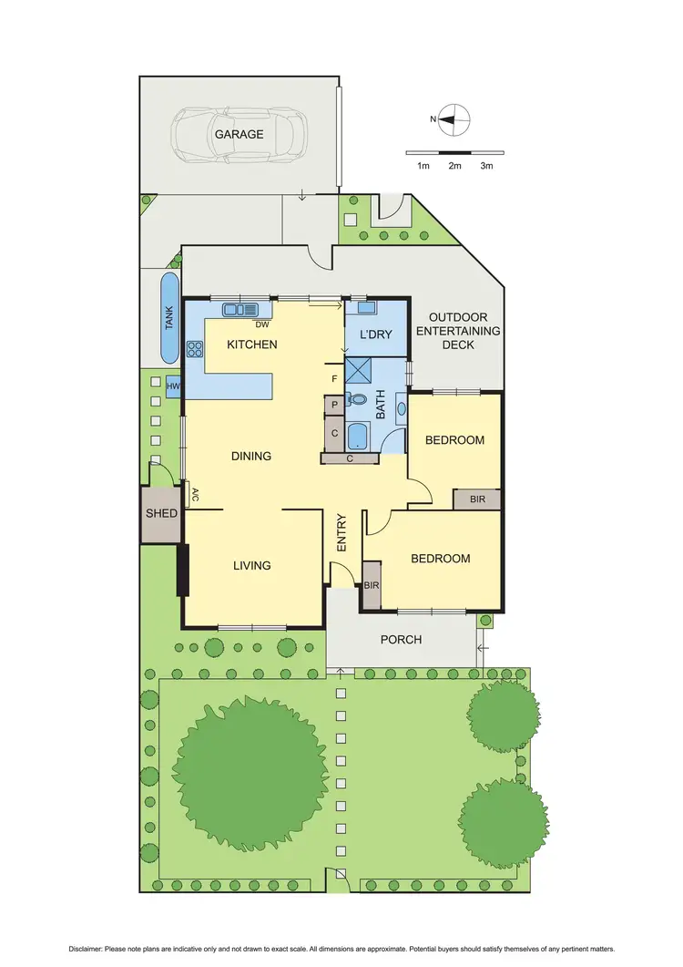 Floorplan of Homely house listing, 1/8 Hart Avenue, Greensborough VIC 3088