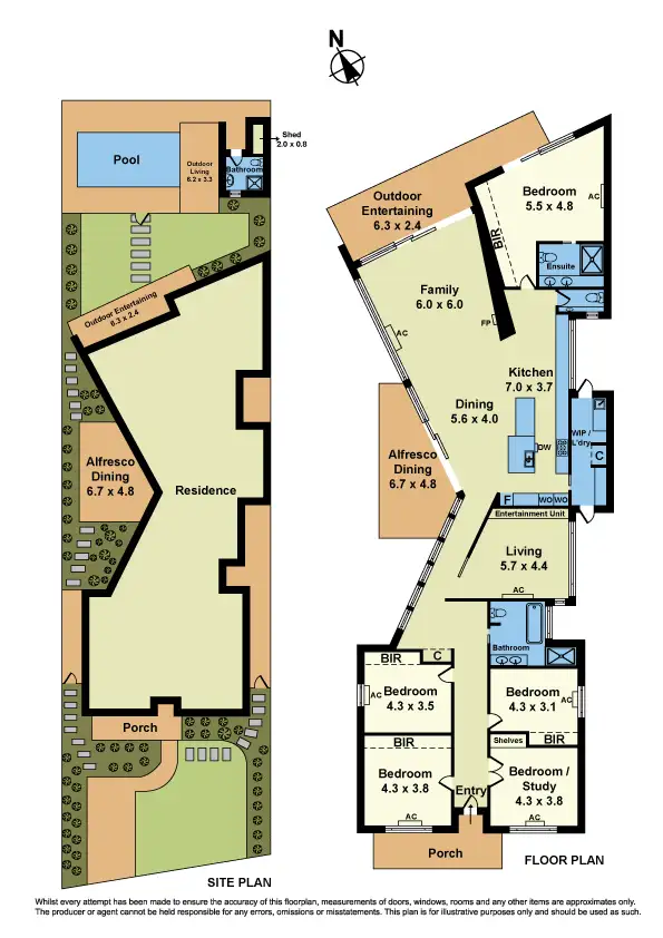 Floorplan of Homely house listing, 4 Peel Street, Newport VIC 3015