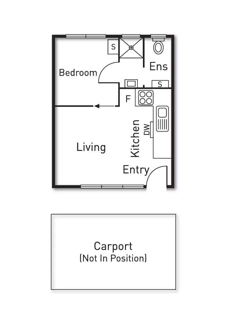 Floorplan of Homely apartment listing, 31/4 Wando Grove, St Kilda East VIC 3183