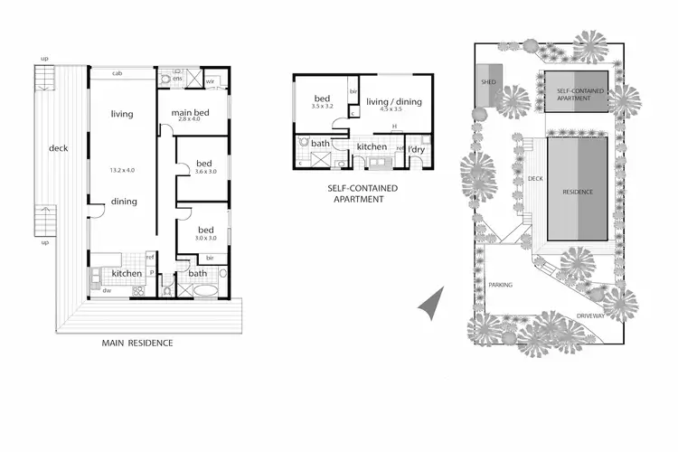 Floorplan of Homely house listing, 8 Heather Avenue, Sorrento VIC 3943