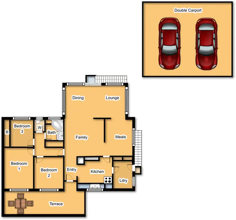 Floorplan of Homely house listing, 17 Holmes Crescent, Campbell ACT 2612
