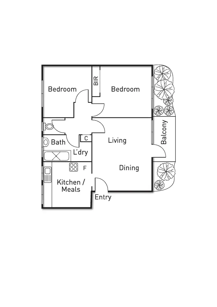 Floorplan of Homely apartment listing, 6/43 Williams Road, Prahran VIC 3181