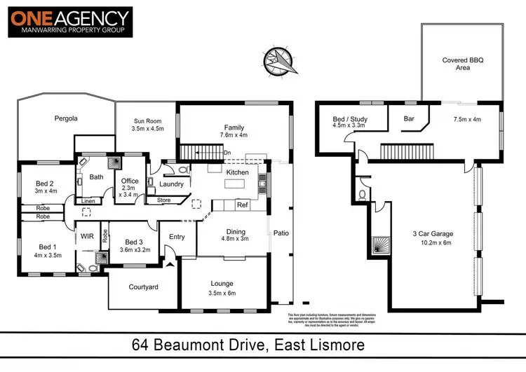 Floorplan of Homely house listing, 64 Beaumont Drive, East Lismore NSW 2480