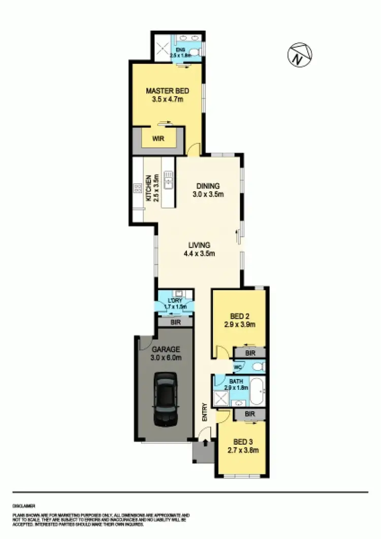 Floorplan of Homely townhouse listing, 615A Havelock Street, Soldiers Hill VIC 3350